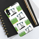 Pumpjack and Money Tough Phone Case (White)