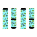 Oilfield and Money Socks (Blue)