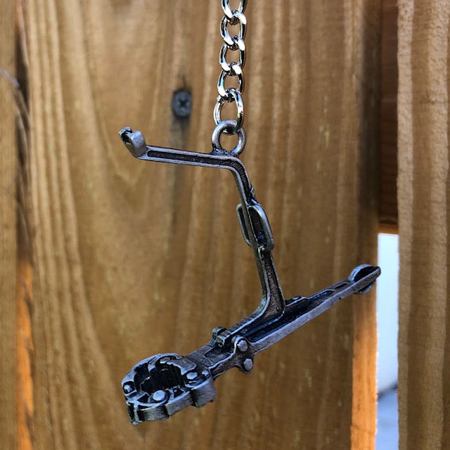 Oilfield Rig Tongs Keychain