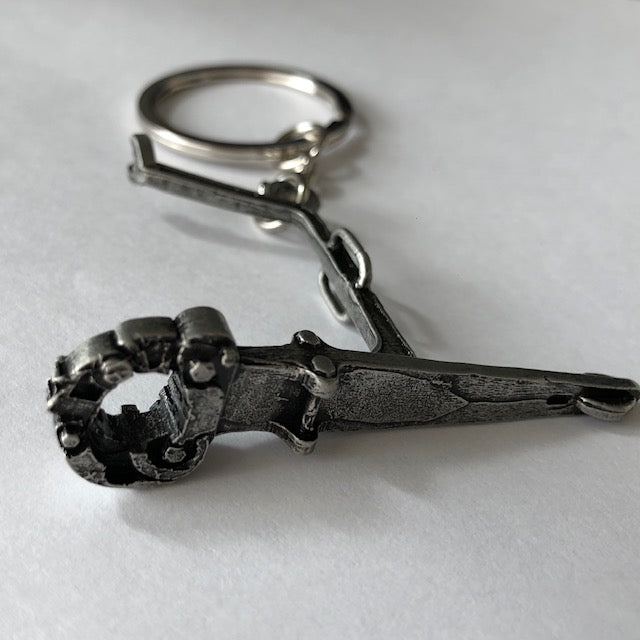 Oilfield Rig Tongs Keychain