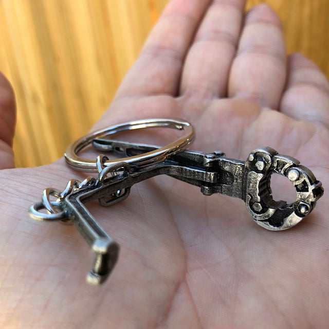 Oilfield Rig Tongs Keychain