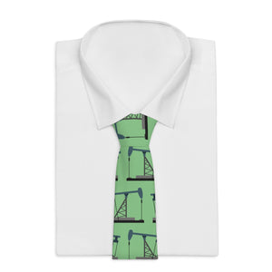 Pumpjack Necktie (Green)