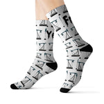 Frac Yeah! Oilfield Socks (White)