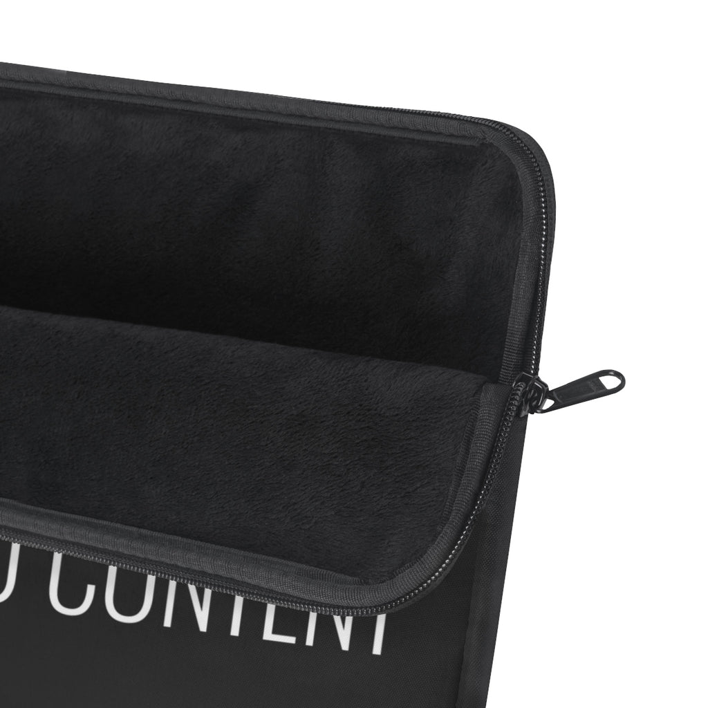 Parental Warning Oilfield Content Laptop Sleeve (Black)