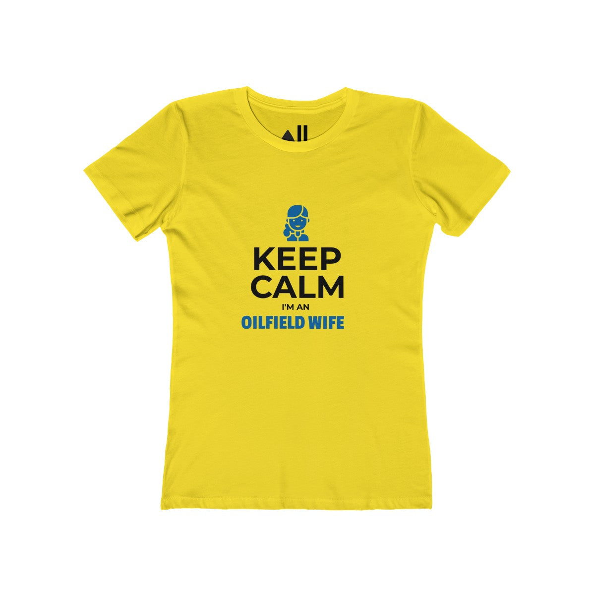 Keep Calm I'm an Oilfield Wife Tee (Light Colors)