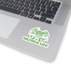 Oilfield Life Skull Sticker