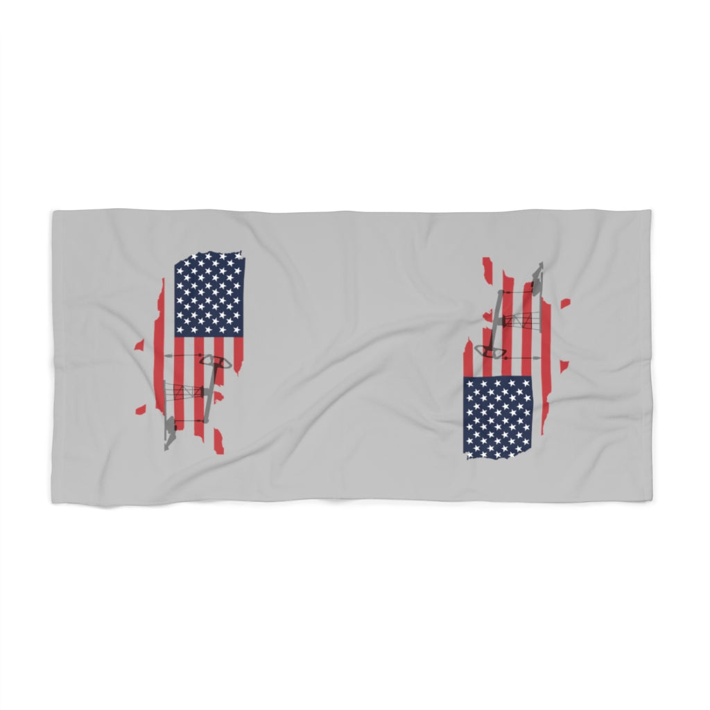 American Oilfield Beach Towel