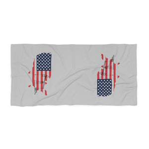 American Oilfield Beach Towel