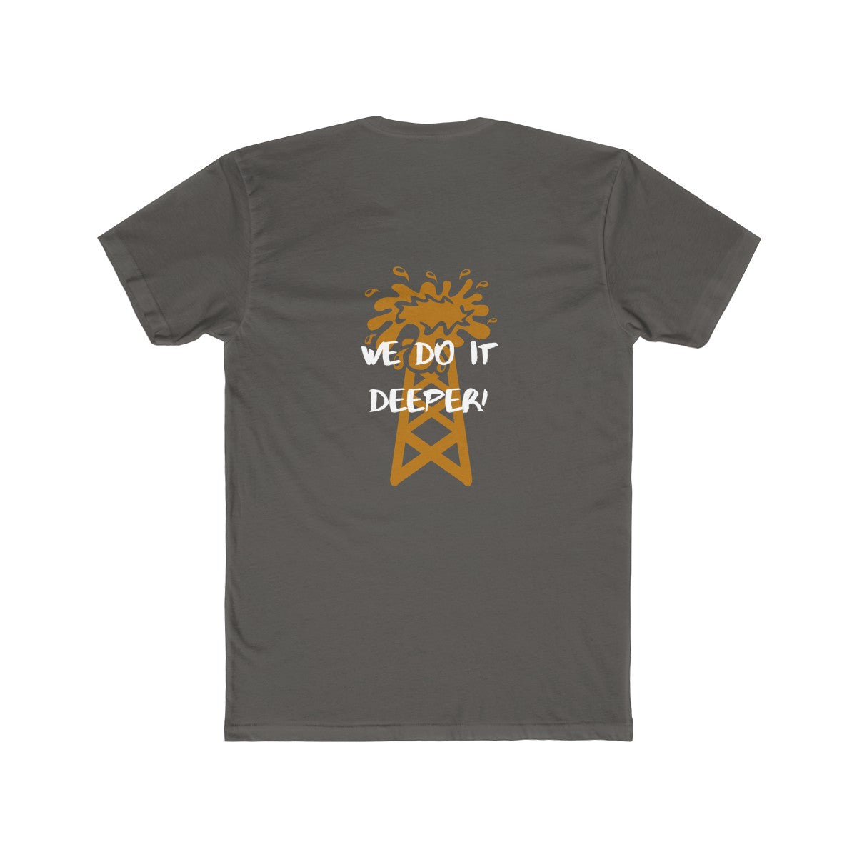 We Do it Deeper Men's Cotton Crew Tee (Dark Colors)