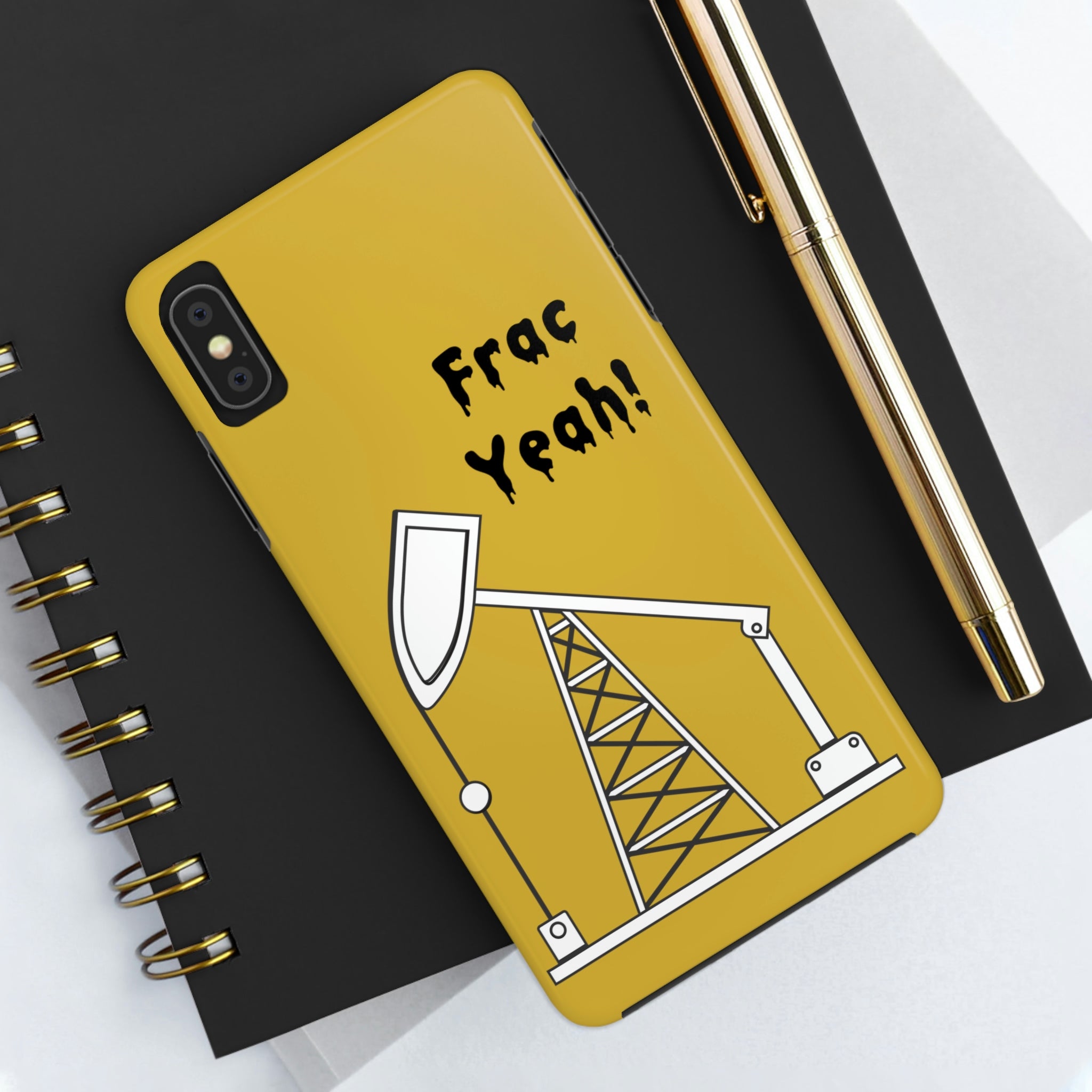 Frac Yeah Tough Phone Case (Golden)