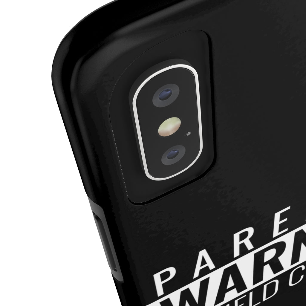 Parental Warning Oilfield Content Tough Phone Case (Black)