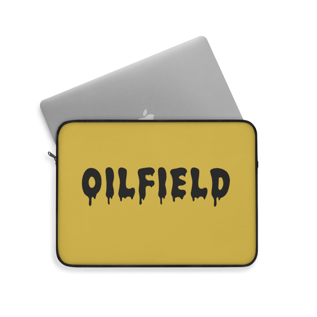Oilfield Laptop Sleeve (Gold Color)