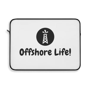 Offshore Life Laptop Sleeve (White)