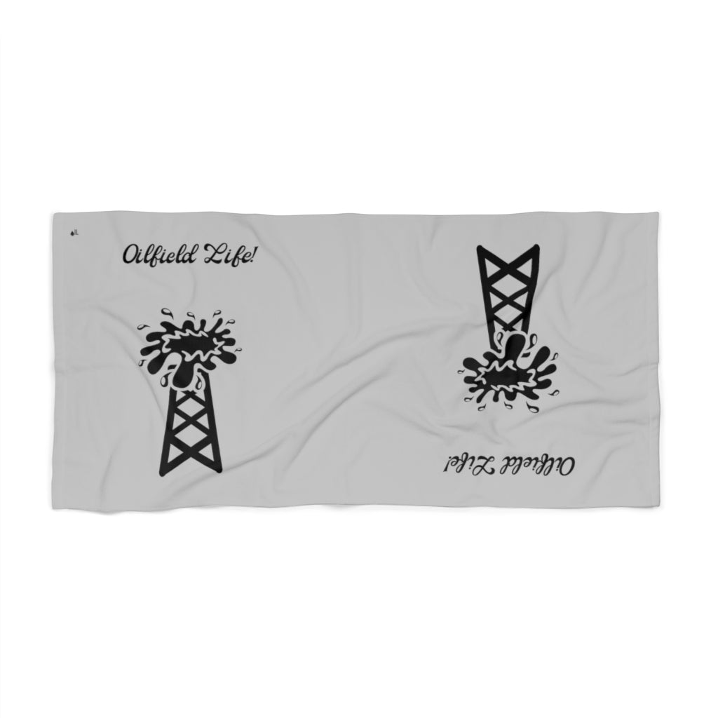 Oilfield Life Beach Towel