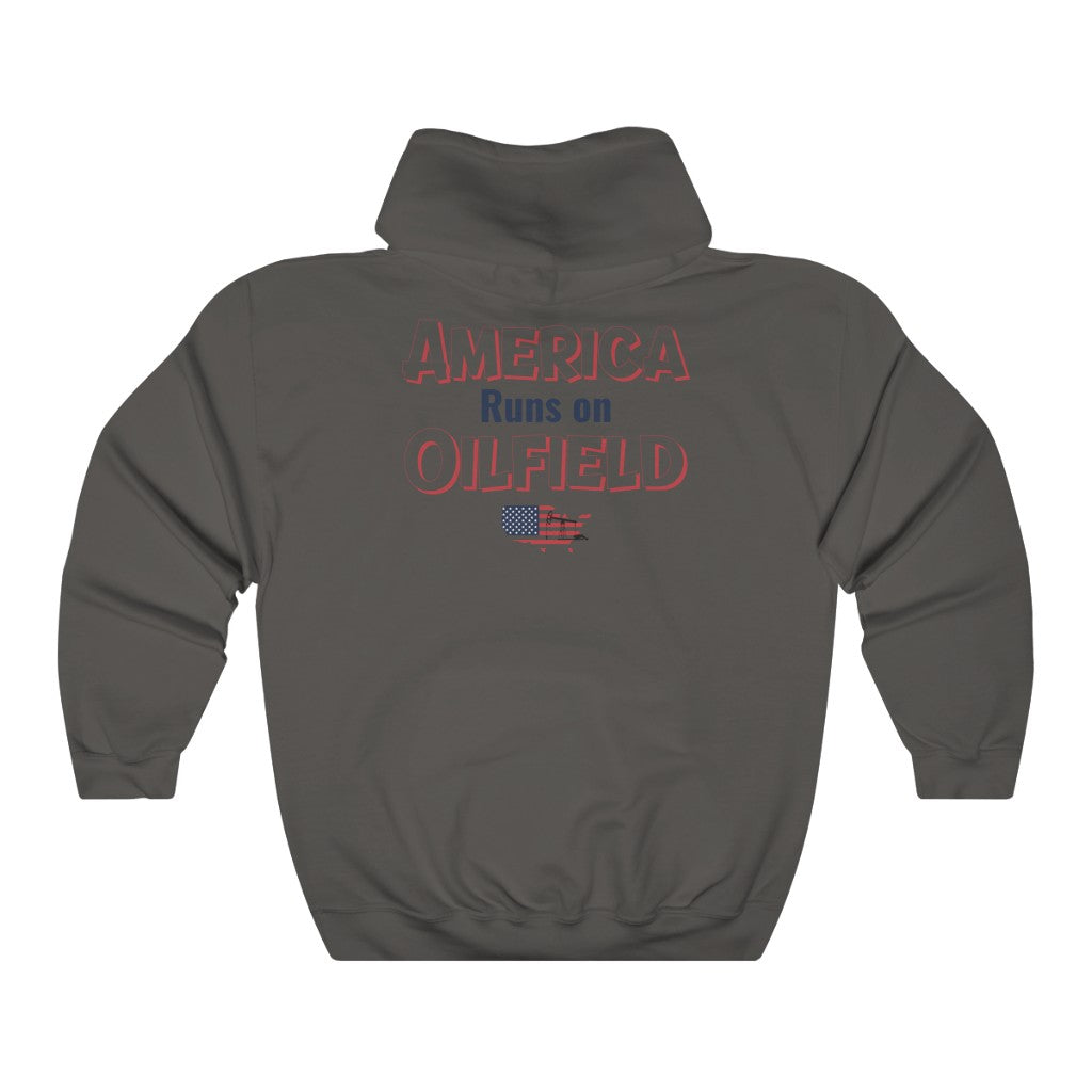 America Runs On Oilfield Unisex Hoodie