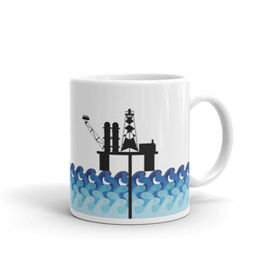 Offshore Oil Rig Platform Mug