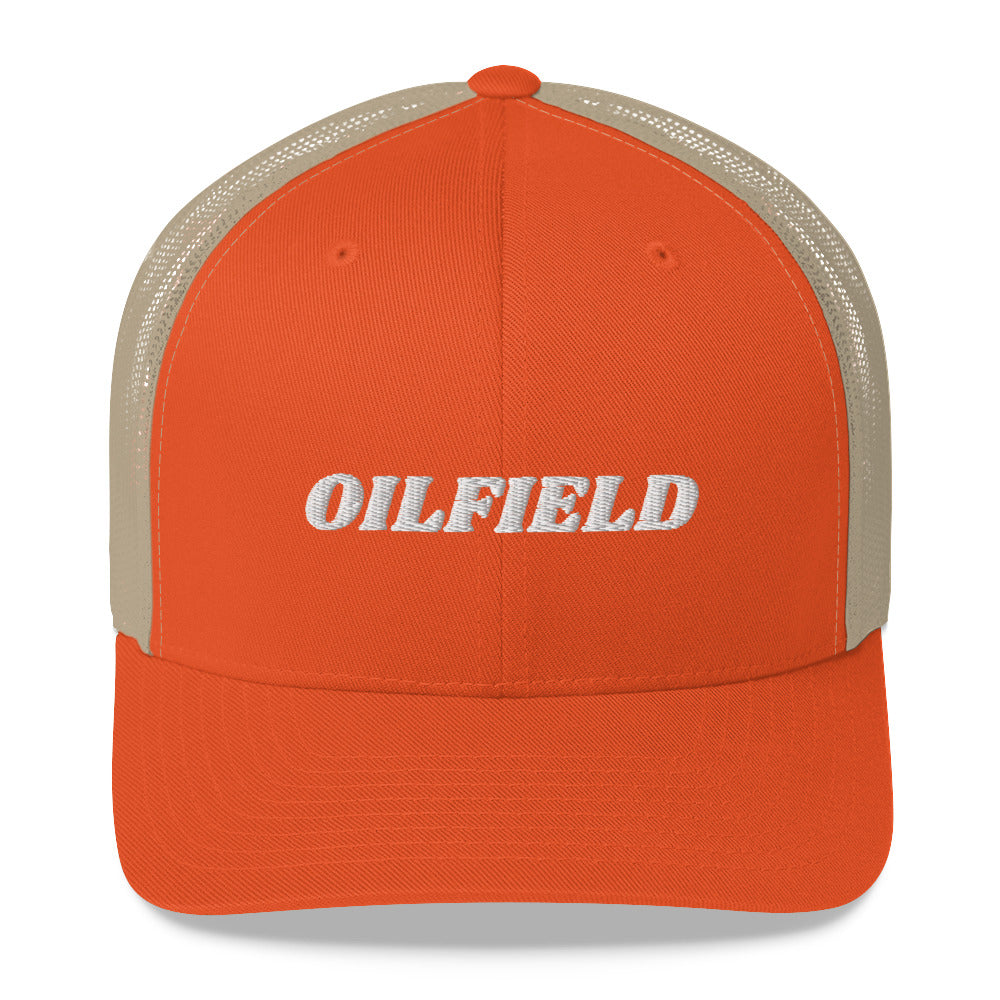 Oilfield Trucker Cap (White Logo)