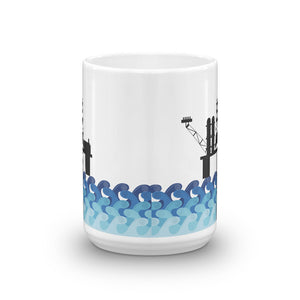 Offshore Oil Rig Platform Mug