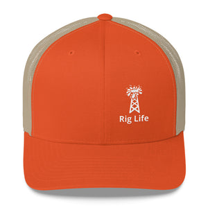 Rig Life Trucker Hat - Oil Rig Shop - The best oilfield hats