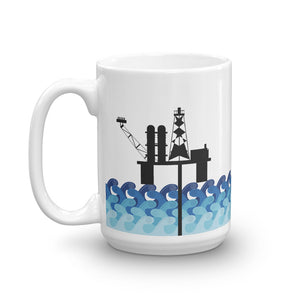 Offshore Oil Rig Platform Mug