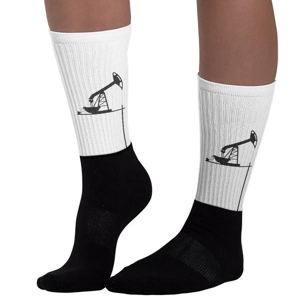 Fun Oilfield Pump Jack Unisex Socks