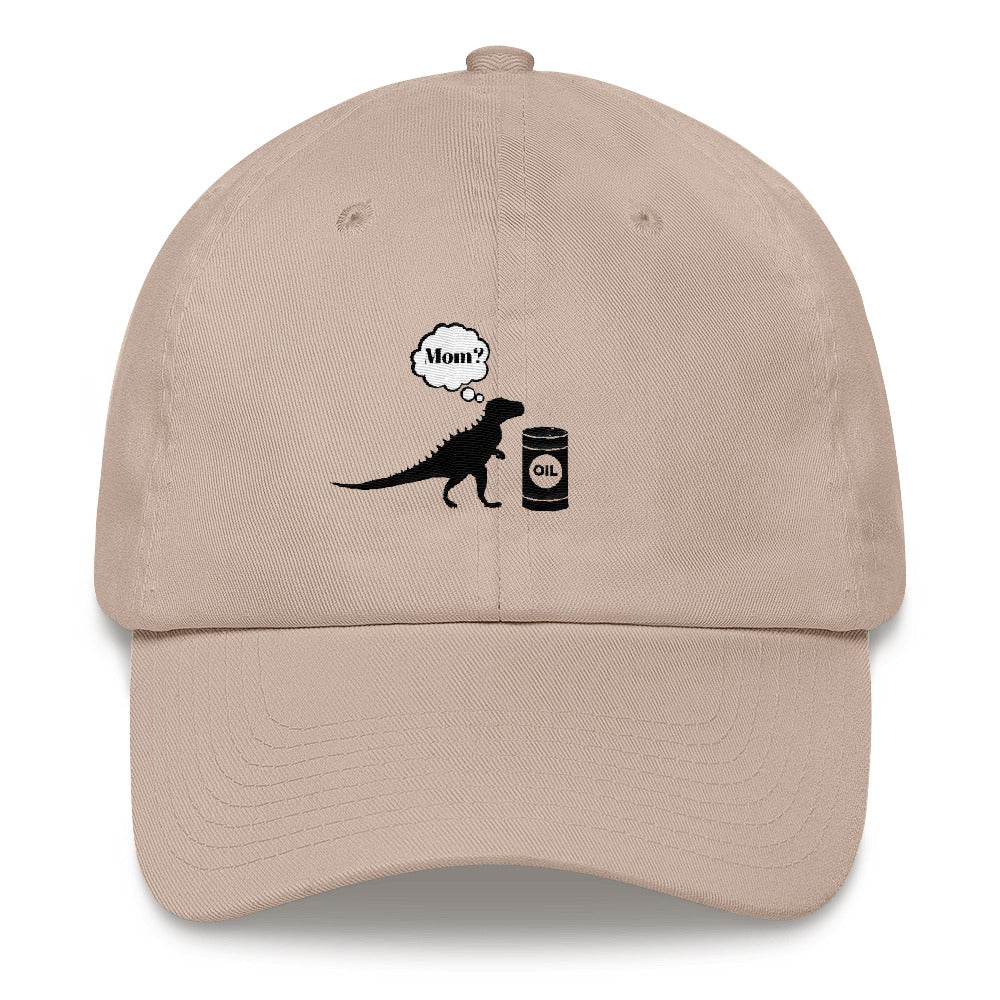 Fun Dinosaur Oil Drum Dad Hat - Oil Rig Shop - The Best Oilfield Hats