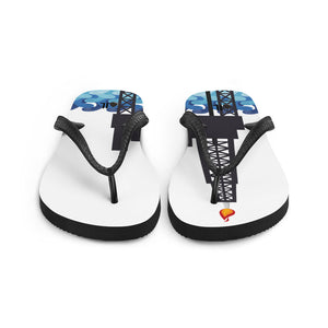 Offshore Oil Rig Platform Flip-Flops