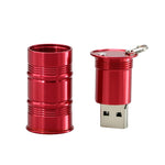 Oil Barrel USB Memory Flash Drive 4GB, 8GB, 16GB, 32GB, 64GB or 128GB. - Oil Rig Shop - The Best Oilfield Keychains