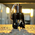 Oilfield Drill Bit Keychain Metal (Black)